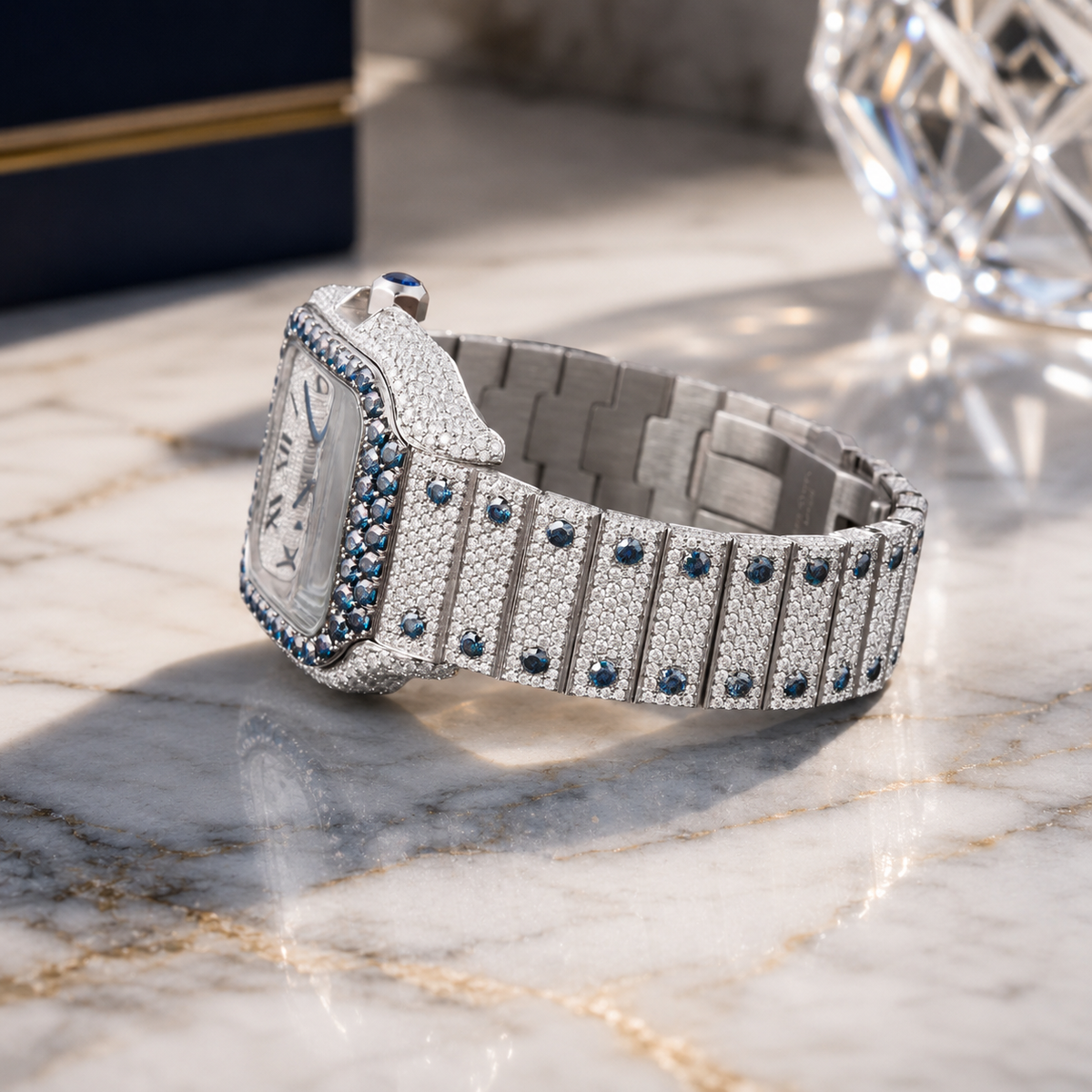 Reloj Santana Full Diamante — Plata 925 con Moissanita